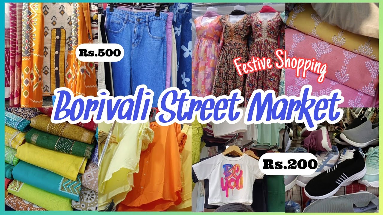 Borivali Shopping Market | Ethnic Wear & Western wear collection | Best Market in Mumbai |