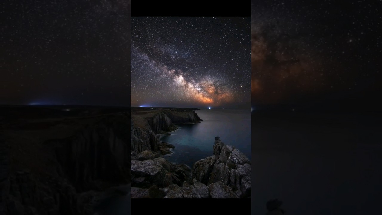 Cornwall Milky Way Rising ✨ #shorts #milkyway #photography #astro #timelapse #cornwall #uk