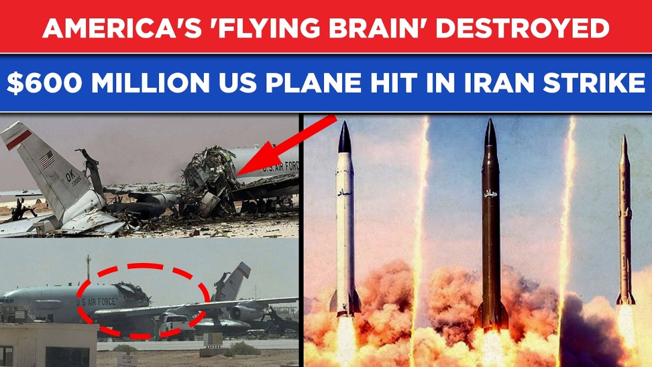 Iran War: Big Loss For US Airforce? AWACS Aircraft Damaged In Iran Strike IN Prince Sultan Air Base
