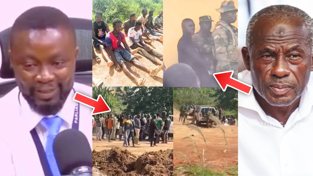 NDC MP Kwaku Addo Leads Macho In GALAMSEY Clαsh With Military At Ahafo Region - FULL STORY