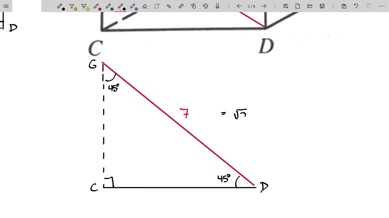 Trigonometry of Right Triangles - Review of Special Triangles in Trigonometry