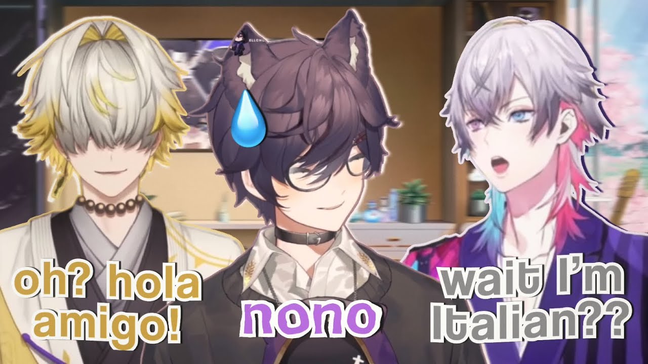 The way he introduced both of his friends