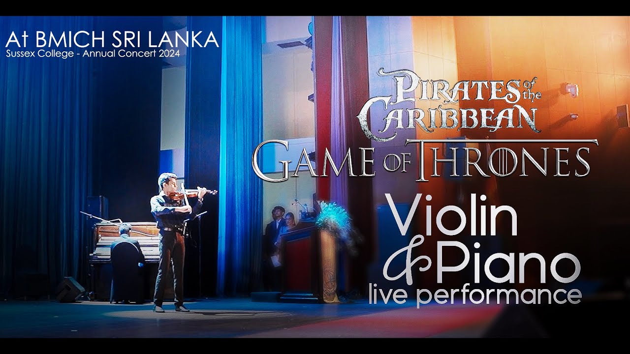 LIVE  Pirates of the Caribbean X Game of Thrones | VIOLIN  PIANO DUET | SachithDS