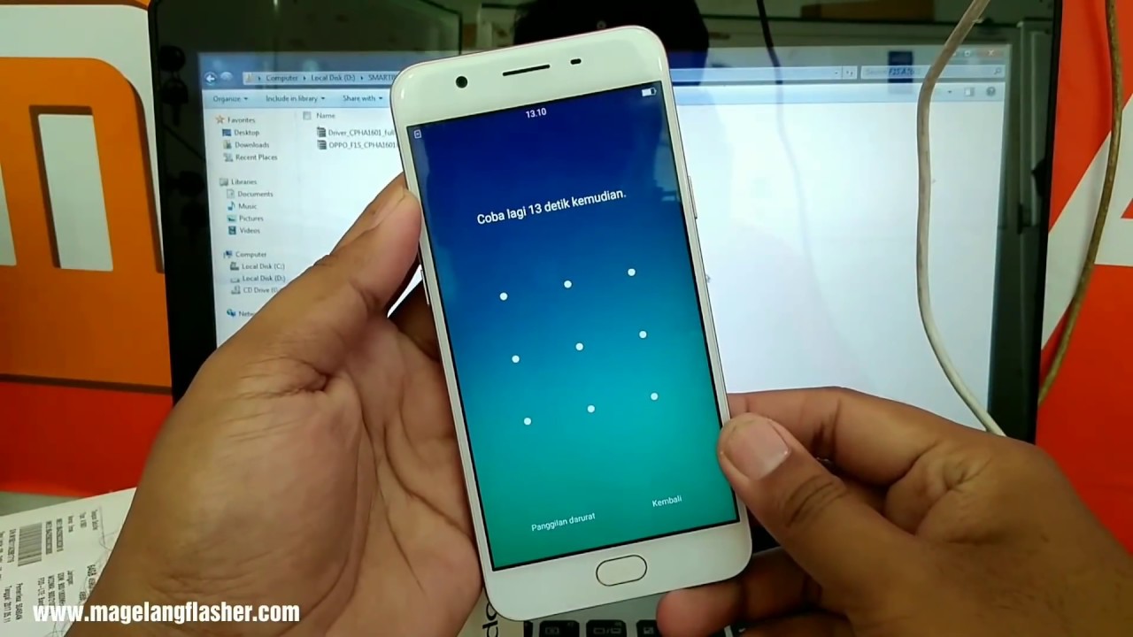 Mengatasi Lupa Kode Pola Kunci Layar Oppo F1s, Cara Flash Firmware Oppo F1s (CPH A1601)