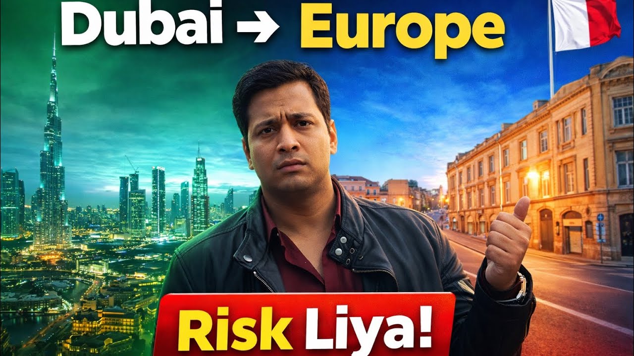 My Real Struggle Story 😢 | Dubai Se Malta Europe Tak Ka Safar 🇦🇪➡️🇪🇺 | Job, Visa & Full Process