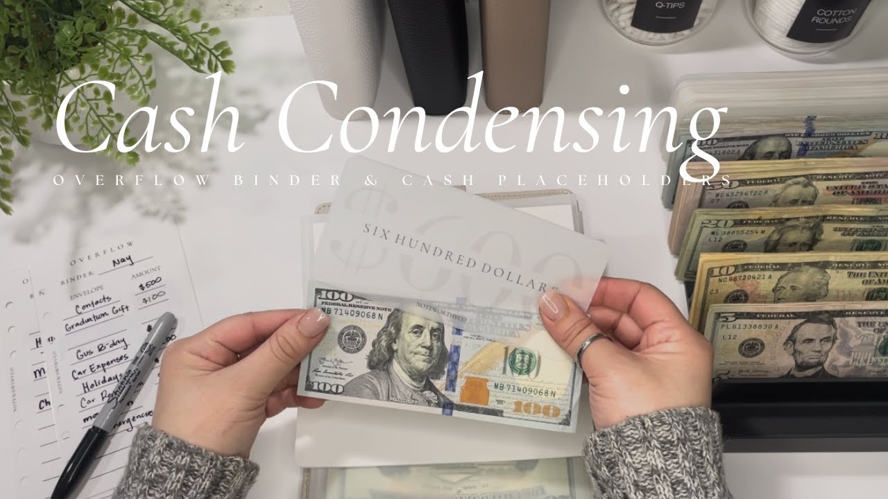 Cash Condensing l $1850 l OverFlow Binder