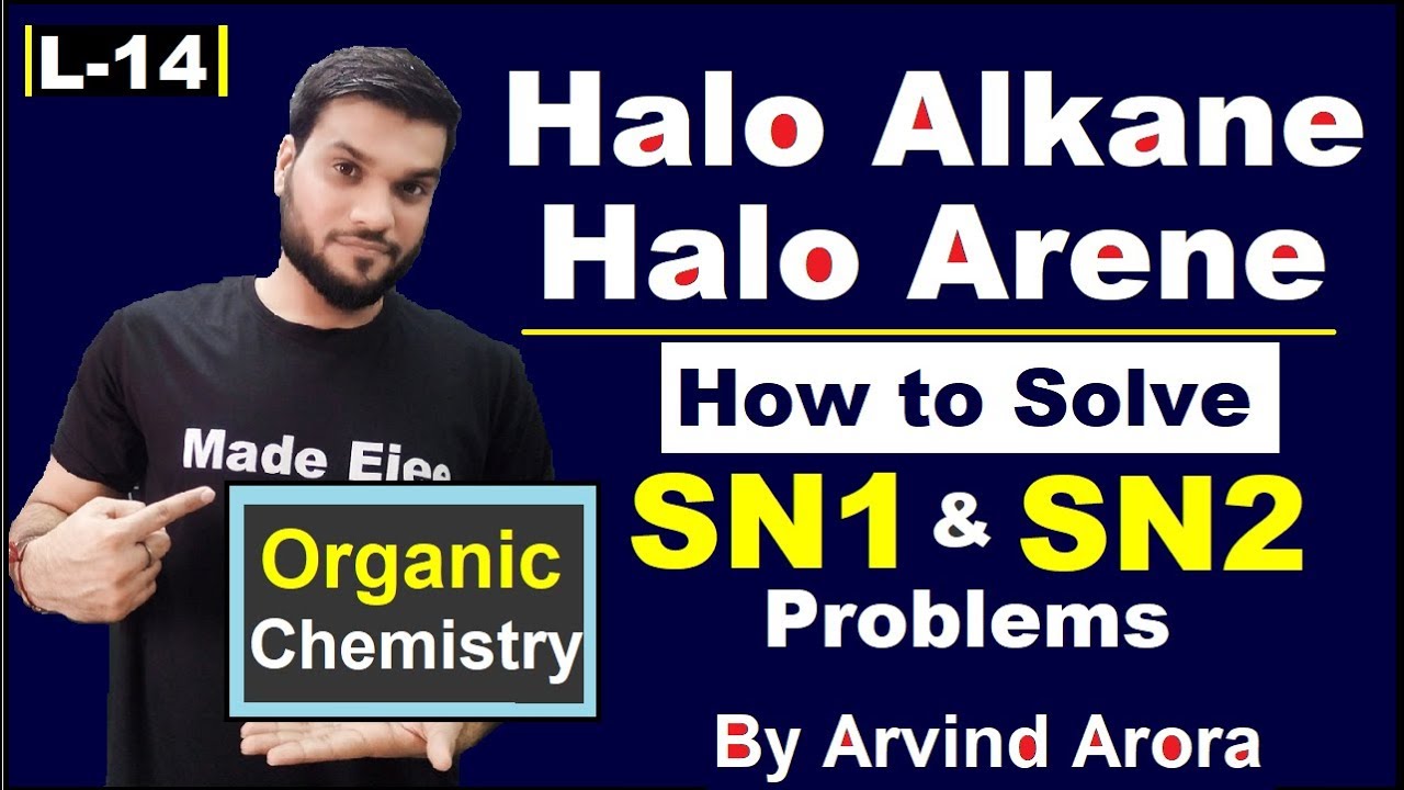 Super Easy Trick for Sn1 v/s Sn2 | NEET JEE AIIMS concepts | Halo Alkane Halo Arene| By Arvind Arora