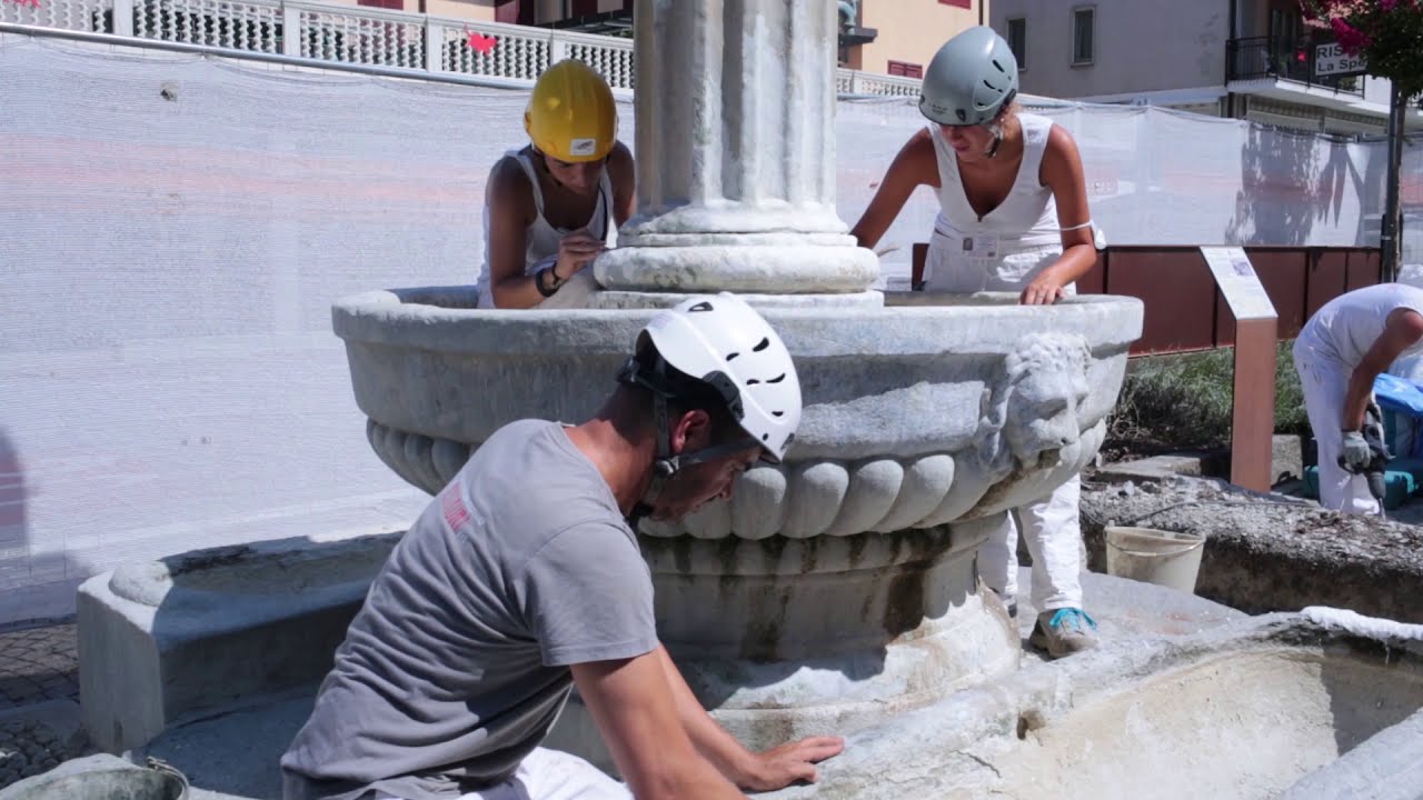 RESTAURO E VALORIZZAZIONE FONTANA PIAZZA VITTORIO A FARIGLIANO finale