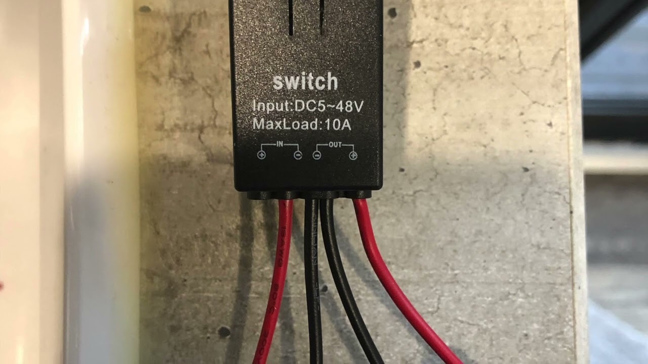 RV 12 volt Wireless Remote Bathroom Fan Switch Installation