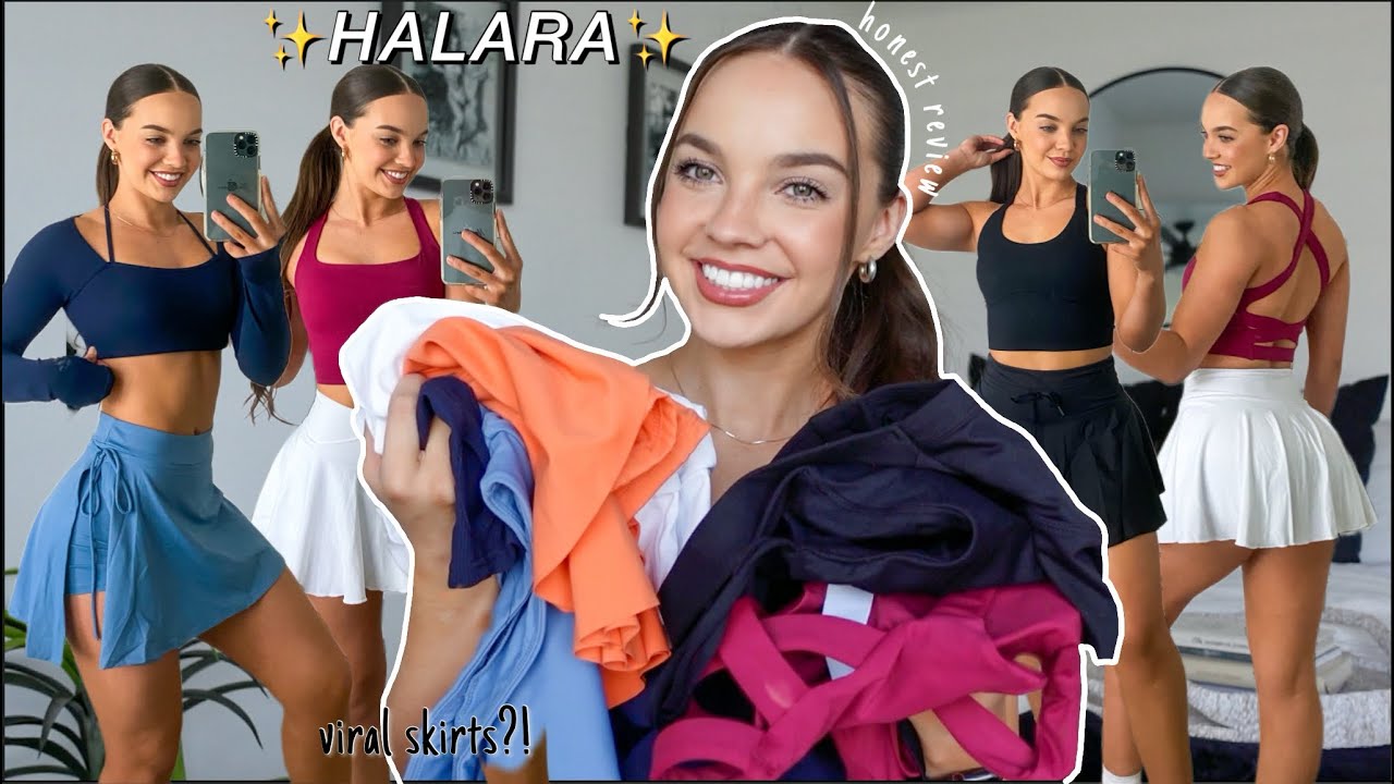 HONEST Halara Activewear Review |Skirts & tops| is it worth the hype???