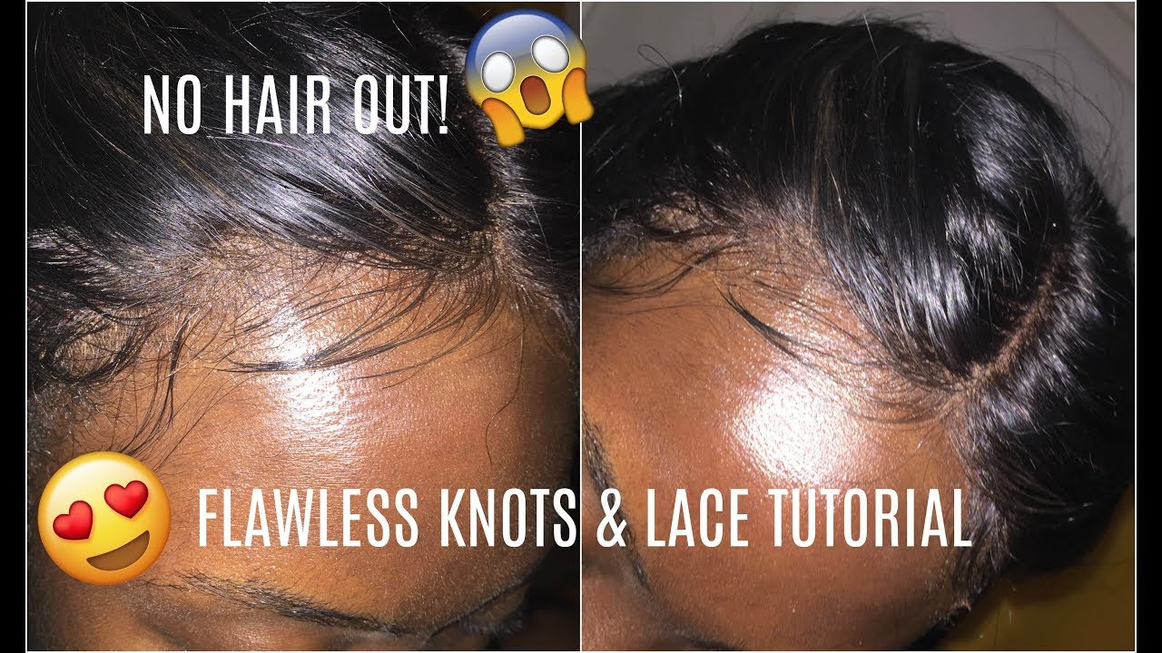 FLAWLESS LACE FRONTAL KNOT BLEACHING & LACE TINTING FOR DARK SKIN - FOOL PROOF TUTORIAL