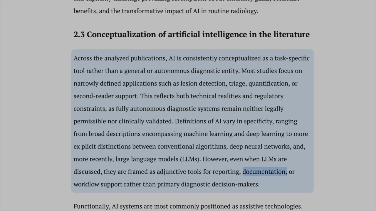Vol 27 SJORANM January 2026 Human and Artificial Intelligence in Radiology