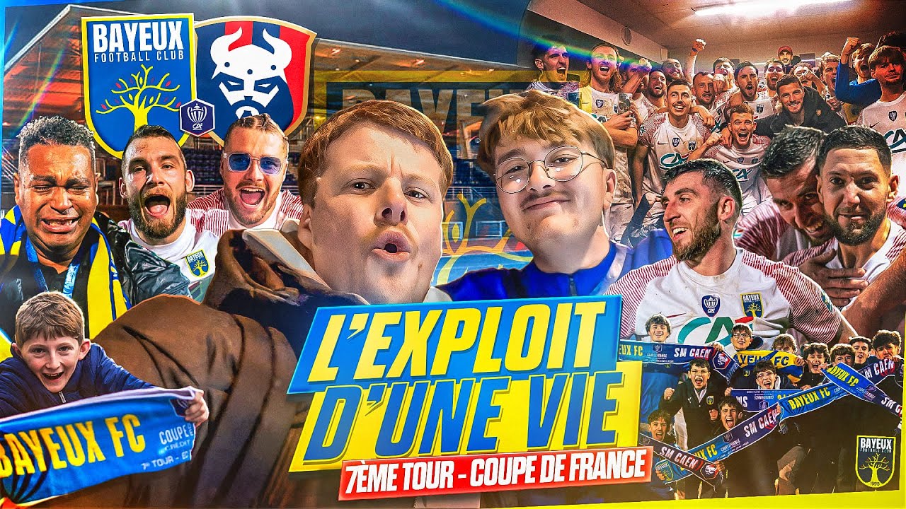 UN BAYEUX (R1) CONQUÉRANT ÉLIMINE LE SM CAEN (N1) EN COUPE DE FRANCE !
