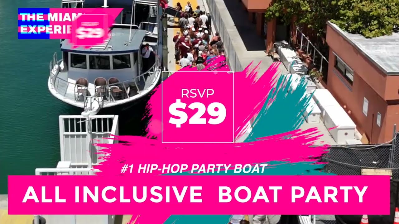 Miami Boat Party - The Miami Experience Boat Party