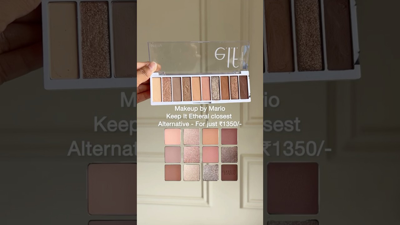 Makeup By Mario Keep It Ethereal Eye Shadow Dupe-Elf Keep It Ethereal. Nude eyeshadow for everyday.