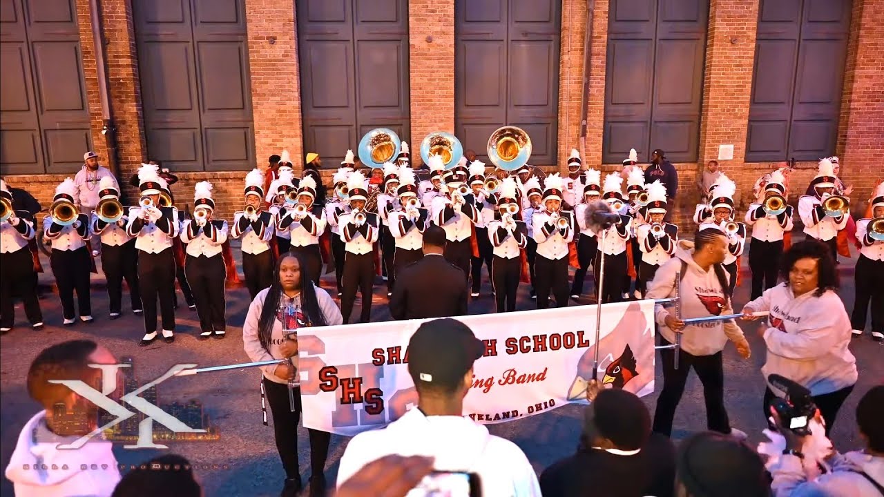 Craigmont Vs Shaw High School @ the 2020 Krewe of Bacchus Parade