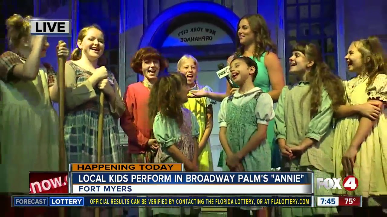 Broadway Palm cast performs 'Annie' The Musical - 7:30am live report