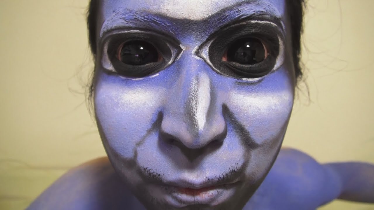 青鬼メイク方法(化粧)Ao Oni Makeup Tutorial