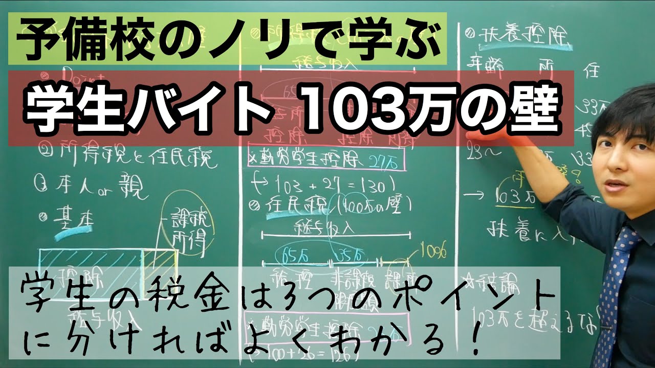 学生バイトは要注意！103万の壁ってなに？