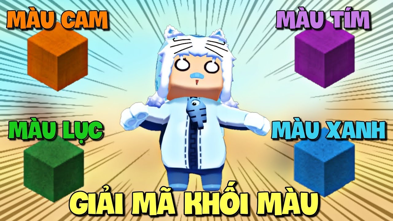 Giải mã khối màu trong Mini World | Meowpeo