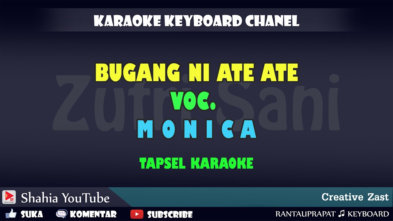 BUGANG NI ATE ATE MONICA KARAOKE K7000