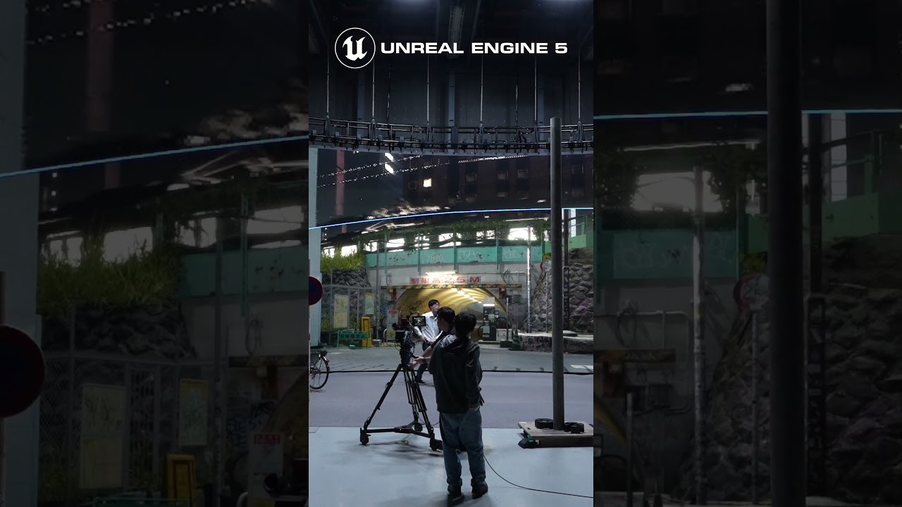 Unreal Engine 5 | Virtual Production BTS  #shorts #ue5 #virtualproduction