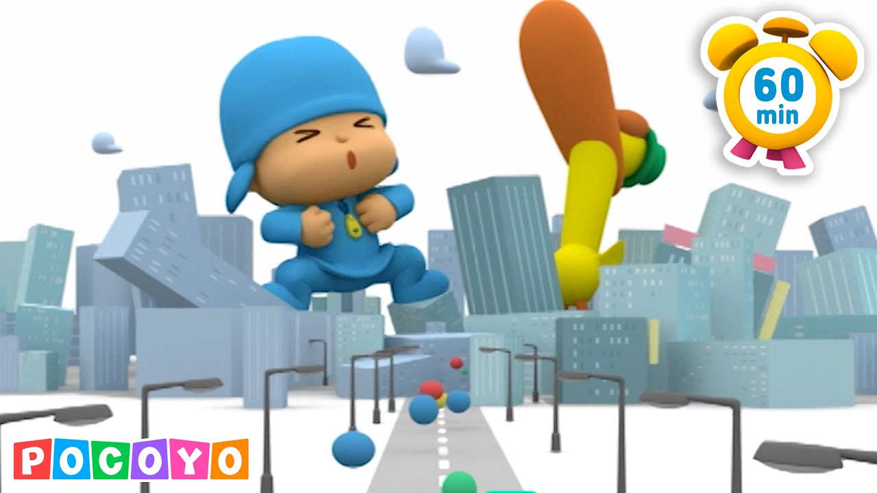 👾 Pocoyo'nun canavar çılgınlığı 👹(60 dakika)| Pocoyo 🇹🇷 Türk Resmi Kanal Çocuklar için Çizgi Filmler