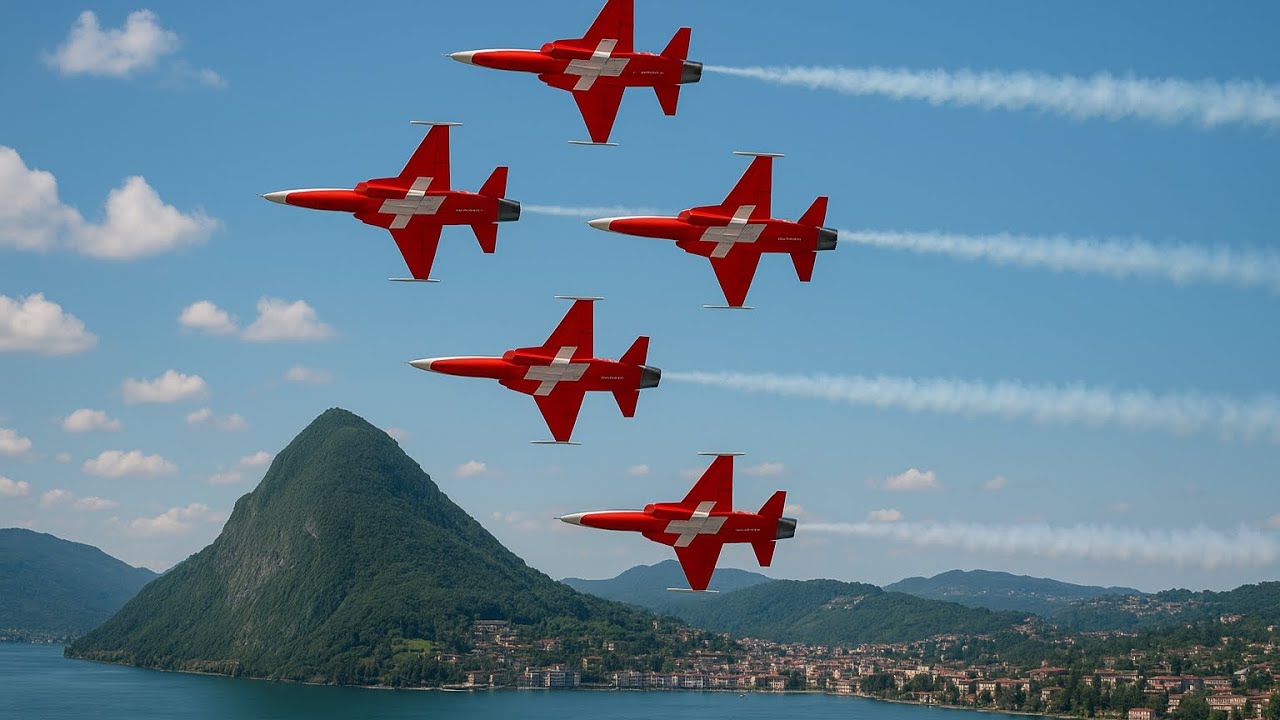 Patrouille Suisse Lugano Vola 2025 - Training
