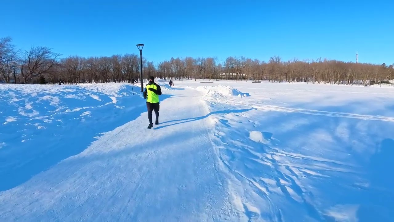 Negative 35 sa lamig sa Bundok sa Canada.