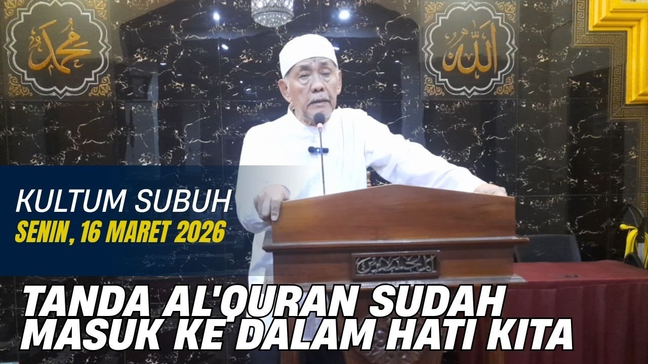 Ketika Al-Qur'an Masuk ke Hati: Rahasia Pengampunan Dosa dan Perbaikan Hidup | DR. H. Makhlani, M.Sc