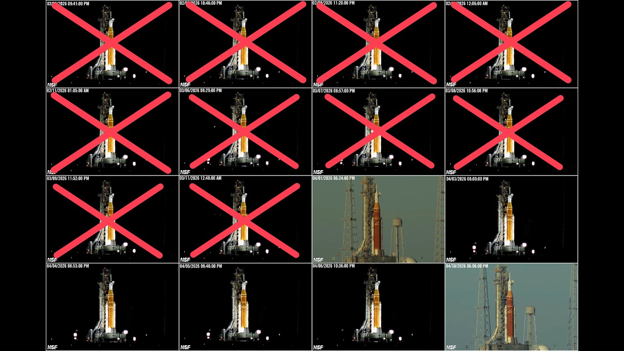 LIVE - RIMANDATO il lancio di ARTEMIS II - razzo SLS sarà riportato dentro nel VAB