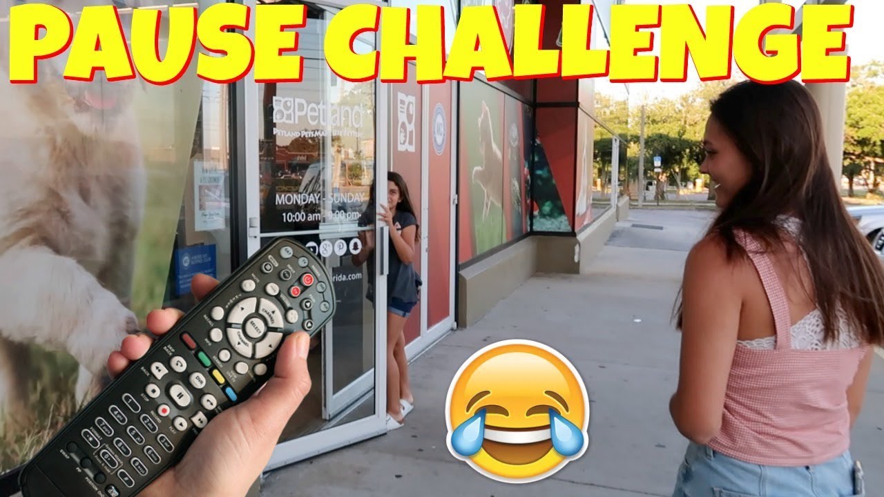 The PAUSE CHALLENGE (Sister VS Sister) for 24HRS! | Emma and Ellie
