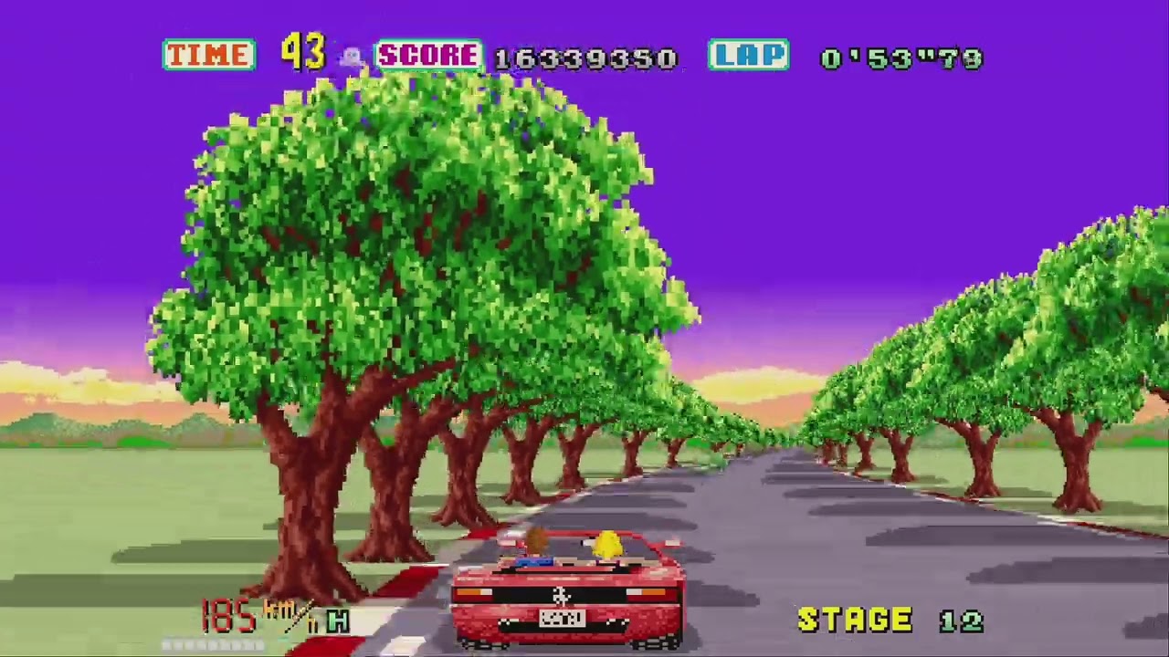 Outrun (Cannonball) 15 Stage Continuous  [60FPS]