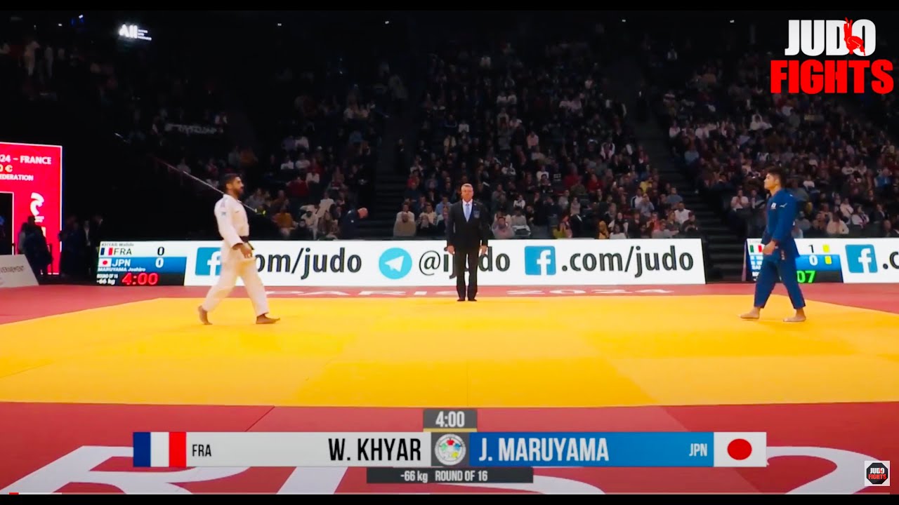 Joshiro MARUYAMA (JPN) v Walide KHYAR (FRA) -66KG [ Paris Grand Slam 2024 ]