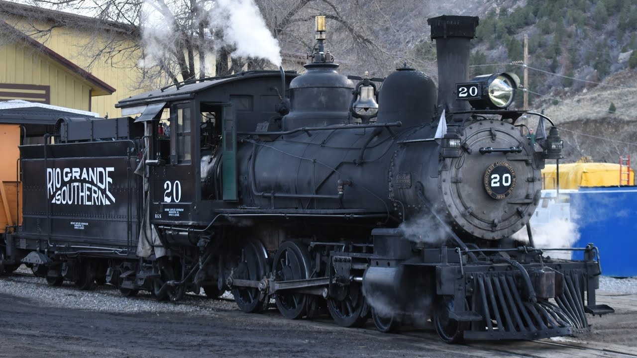 The Rio Grande Southern #20 "SHAKEDOWN" Durango 1/5/26 Part 1