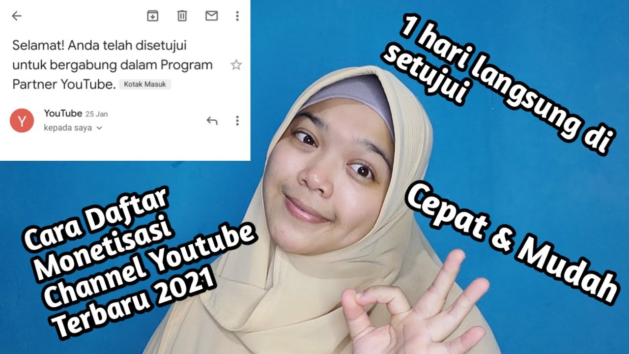 Cara Daftar Monetisasi Channel Youtube Terbaru 2021 Dengan Mudah dan Cepat