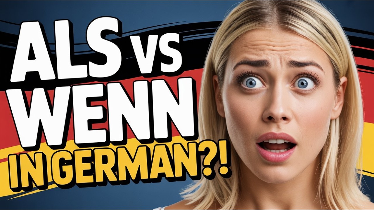 Stop Mixing Them Up! The 'Als' vs. 'Wenn' German Rule 📚 Learn German easily