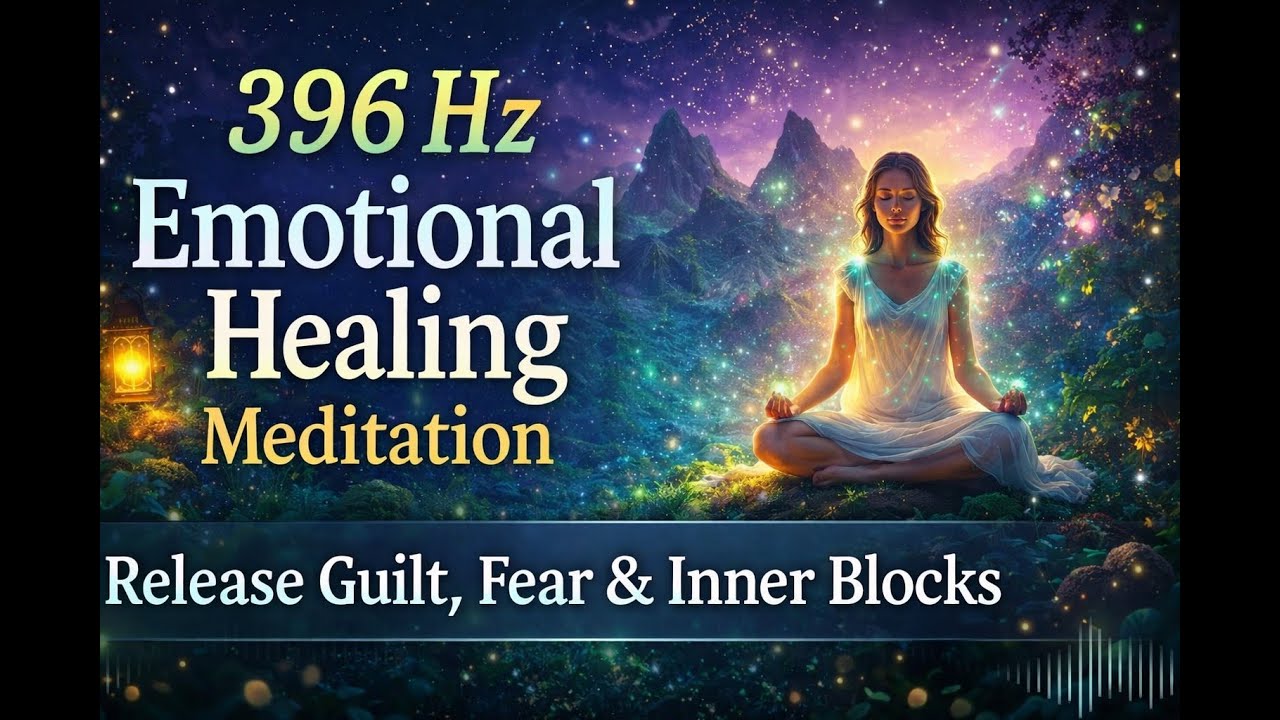 396 Hz Emotional Healing Meditation — Release Guilt, Fear & Inner Blocks