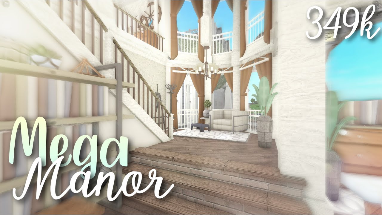 Mega Family Manor (349K) | Interior | Welcome to Bloxburg | Speedbuild