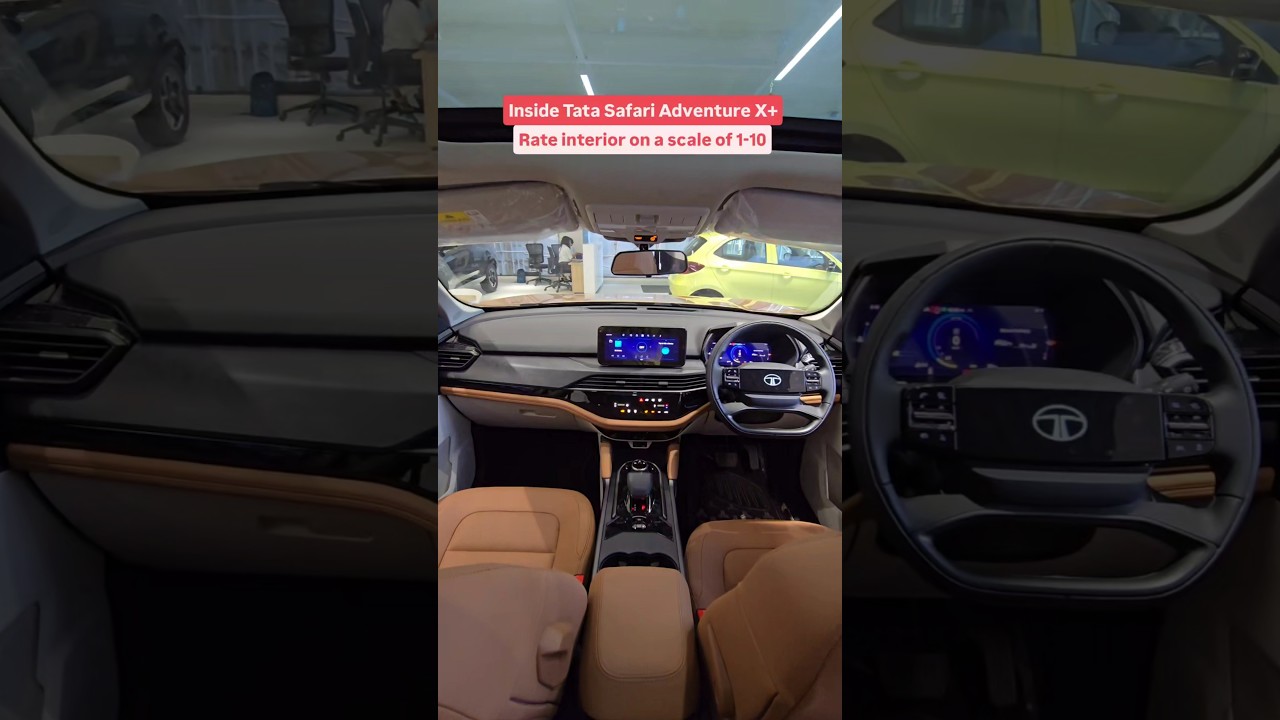 Inside Tata Safari Adventure X Plus 2025 😍 #shorts #safariadventurexplus