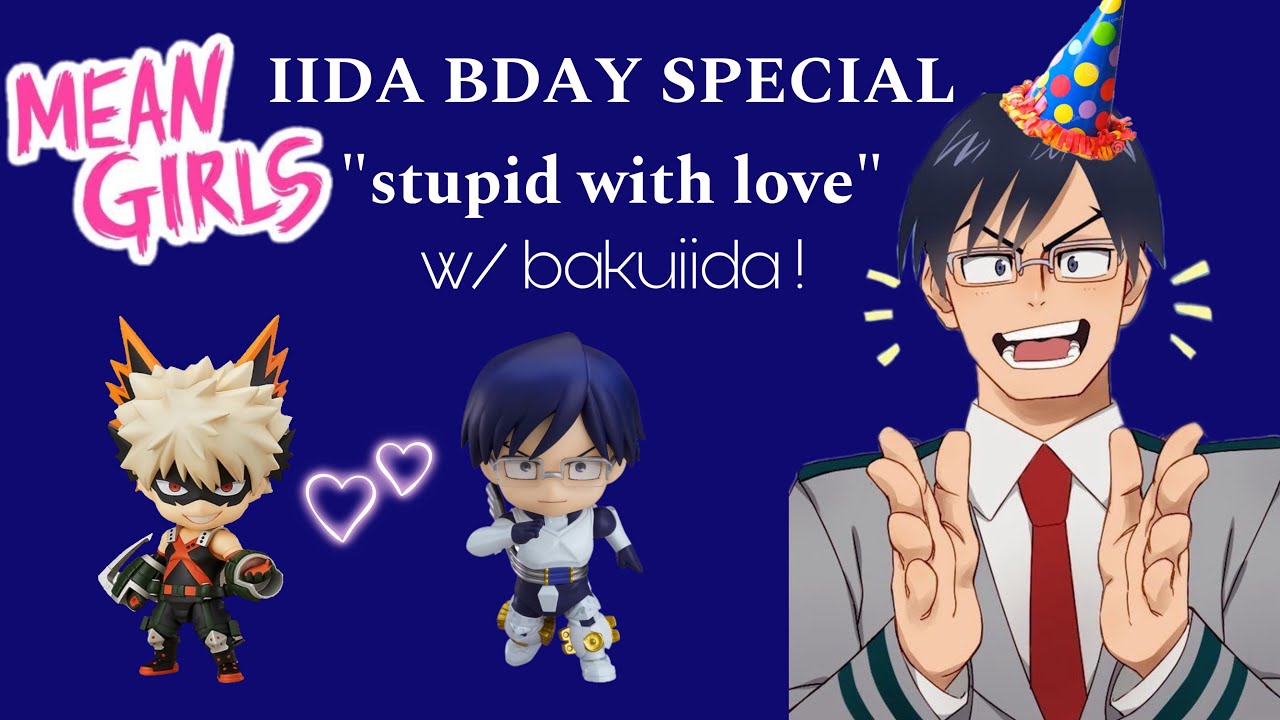 🎉 // “STUPID WITH LOVE” — bakuiida fluff : iida bday content : mha texts