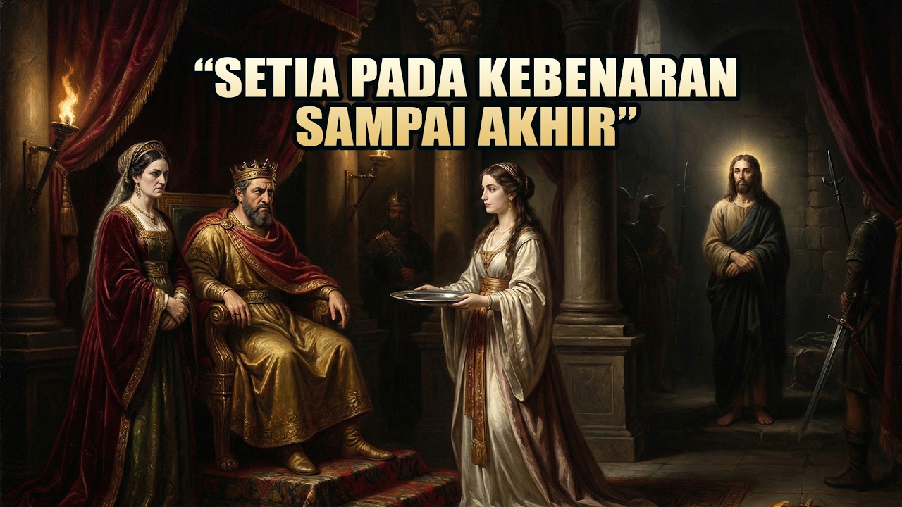 RENUNGAN PAGI - SETIA PADA KEBENARAN SAMPAI AKHIR - MARKUS 6 : 14 - 29