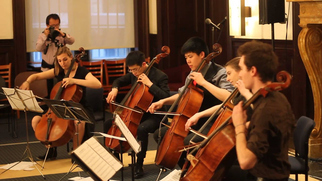 [Live] Merry Go Round of Life From Howl's Moving Castle for 5 Cellos - String Theory
