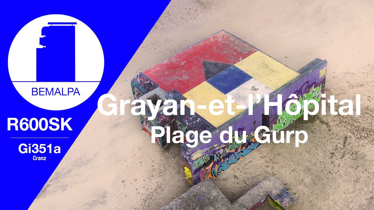 Bunker de Grayan plage du Gurp Mur Atlantique Grayan-plage - Regelbau R600SK