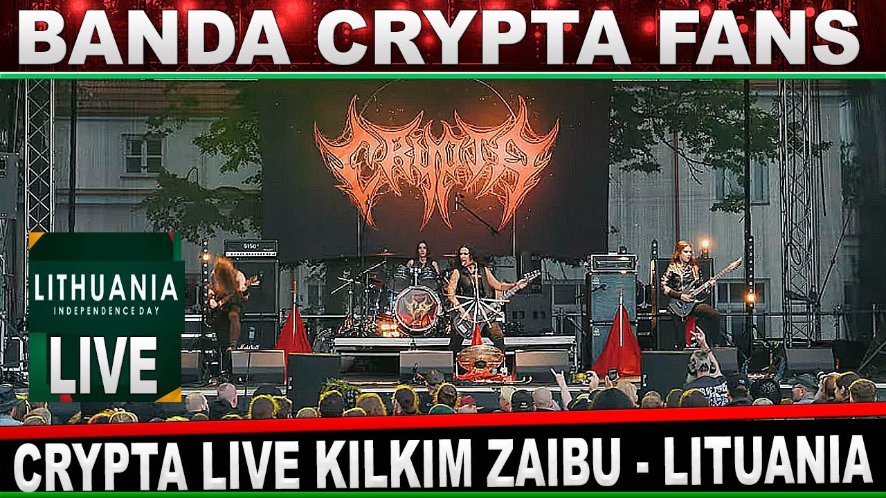 CRYPTA LIVE KILKIN ZAIBU FESTIVAL   LITUANIA