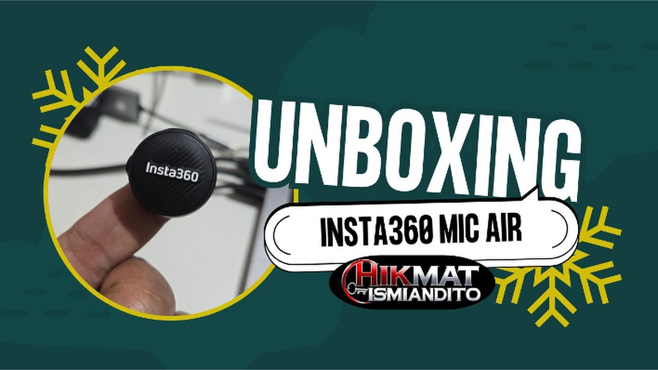 Unboxing Insta360 Mic Air ‼️ Bisa Jadi Remote