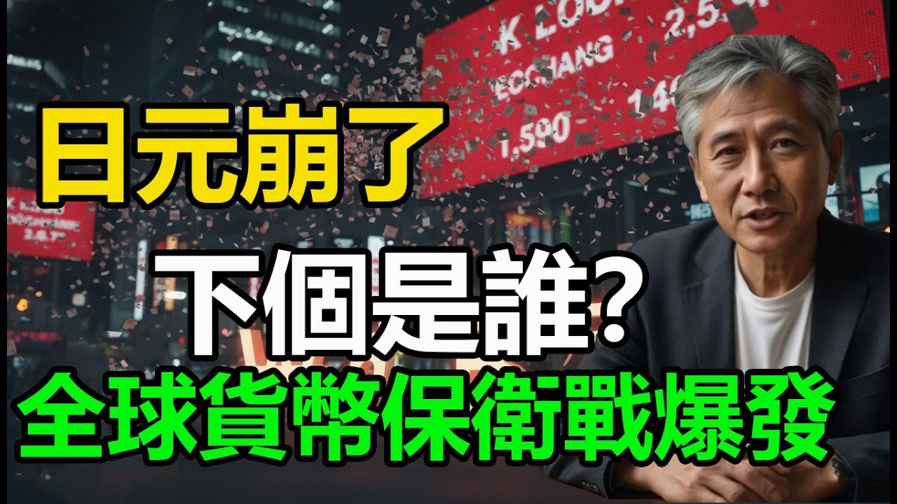 日元崩了，下個是誰？全球&ldquo;貨幣保衛戰&rdquo;正式打響：為什麼美債利息爆表，受傷的卻是你的錢包？揭秘隱形稅收的終極套路，普通人如何避險？