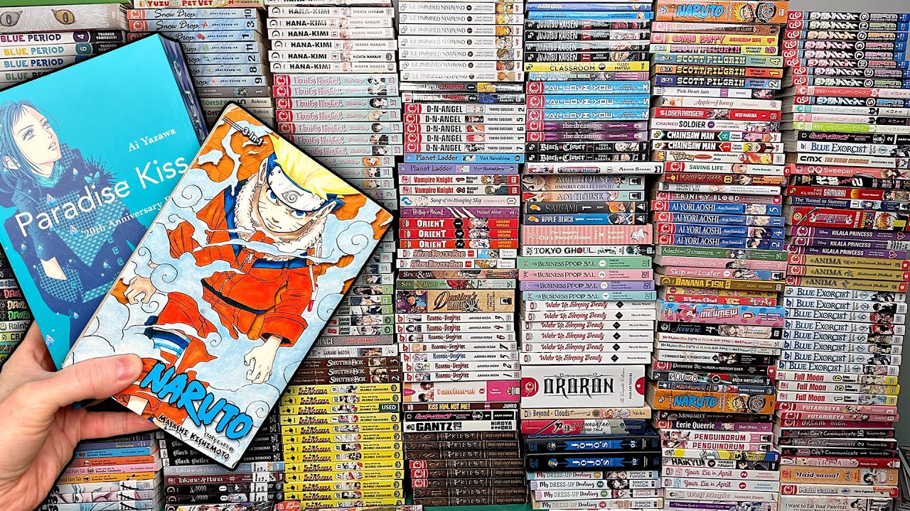 I Purchased 400 Manga Volumes for $1147 at Goodwill – Manga Collection Tour (Shojo & Shonen!)