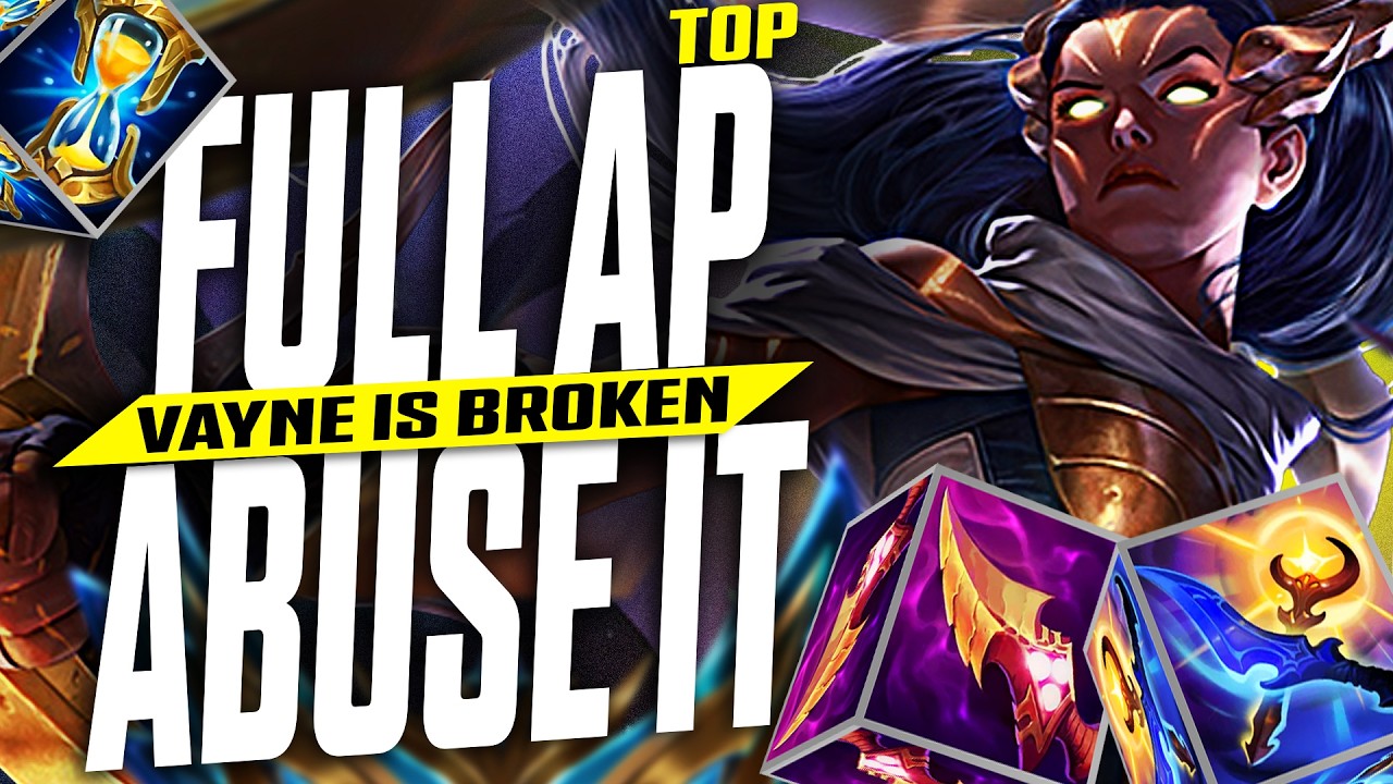 FULL AP VAYNE TOP WILL CARRY YOU TO GRANDMASTER - League of Legends Vayne Commentary