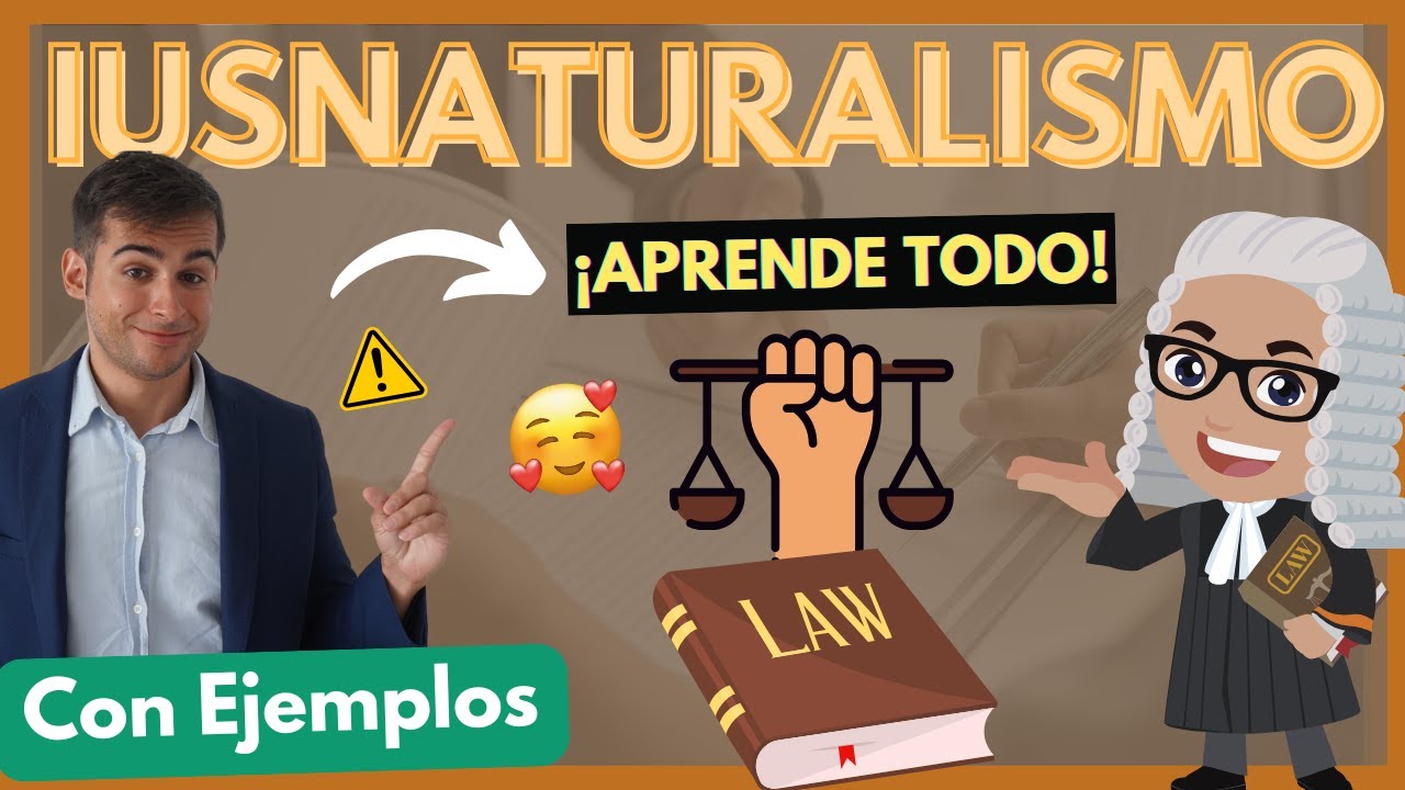 ➡️ ¿Qué es el IUSNATURALISMO?: Con EJEMPLOS en solo 8 minutos, con EJEMPLOS